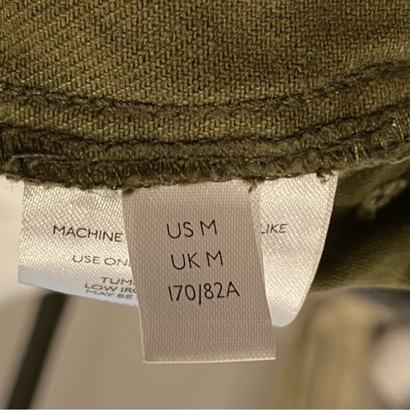 Free People Sydney Denim Coveralls in Green Sleeveless size Medium - Picture 10 of 12